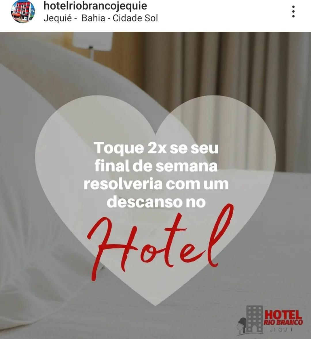 Hotel Rio Branco Jequié Eksteriør billede